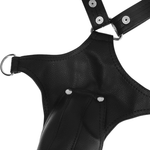 Actitud Sumisa Fetichista Arnés Jockstrap de Cuero Ecológico para Hombre