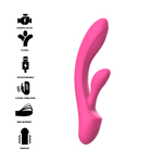 Intense Vibrador Luigi Coelho Rosa Silicone Líquido