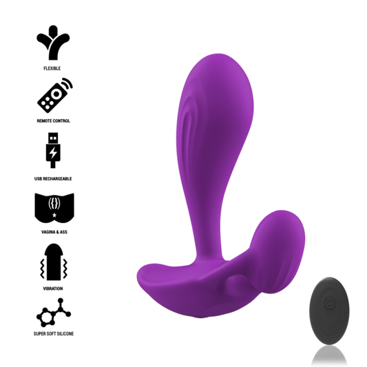Intenso Shelly Plug Anal Control Remoto Morado