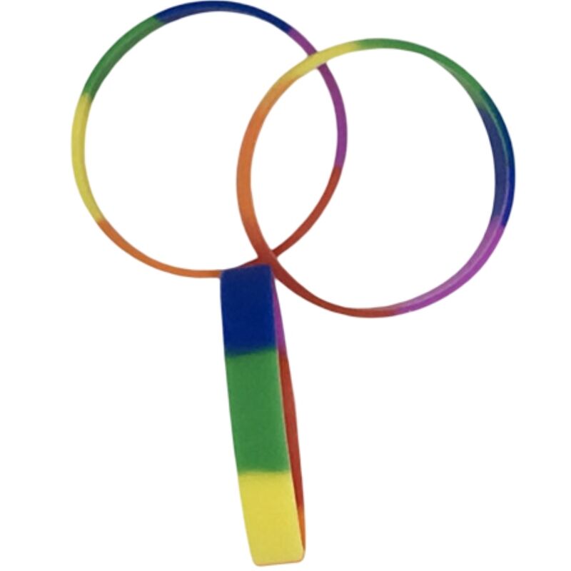 Pride - Pulseira de Silicone Bandeira Lgbt
