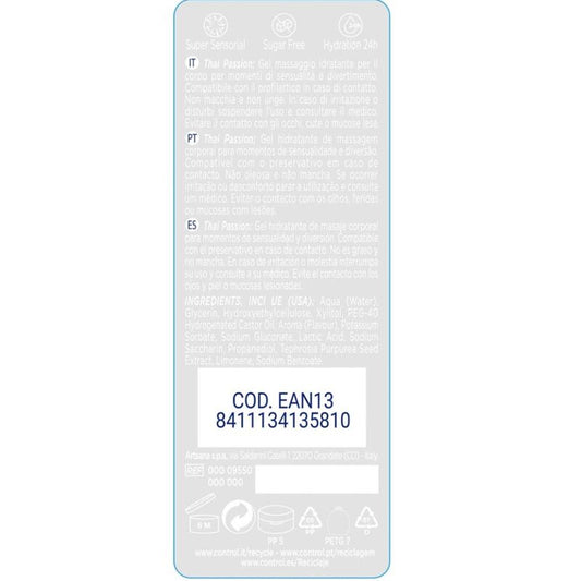Control 2 em 1 Massagem & Prazer Tailandês Passion 200 ml
