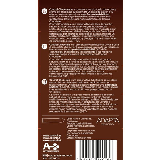 Control Adapta Chocolate Preservativos 12 un
