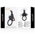 Anillo Coquette Chic Desire con vibrador Negro/ Oro
