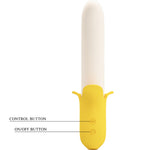 Pretty Love Banana Geek Super Power 7 Vibraciones Arriba y Abajo Silicona Negra