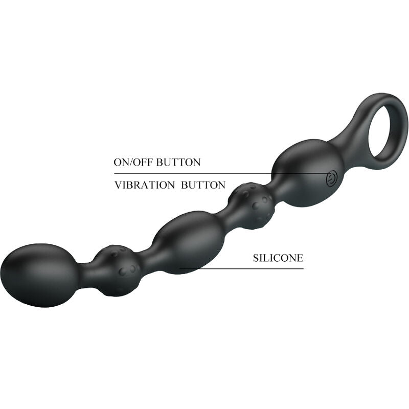 Pretty Love Van Anal Balls 10 Vibrações Silicone Recarregável