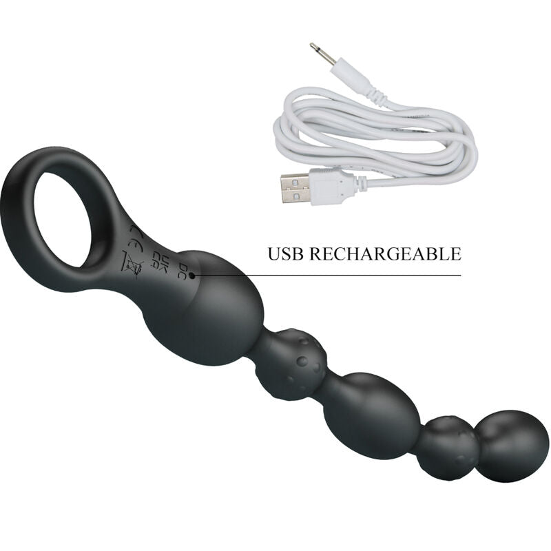 Pretty Love Van Anal Balls 10 Vibrações Silicone Recarregável