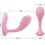 Pretty Love Baird G-spot 12 Vibraciones Recargable Rosa App