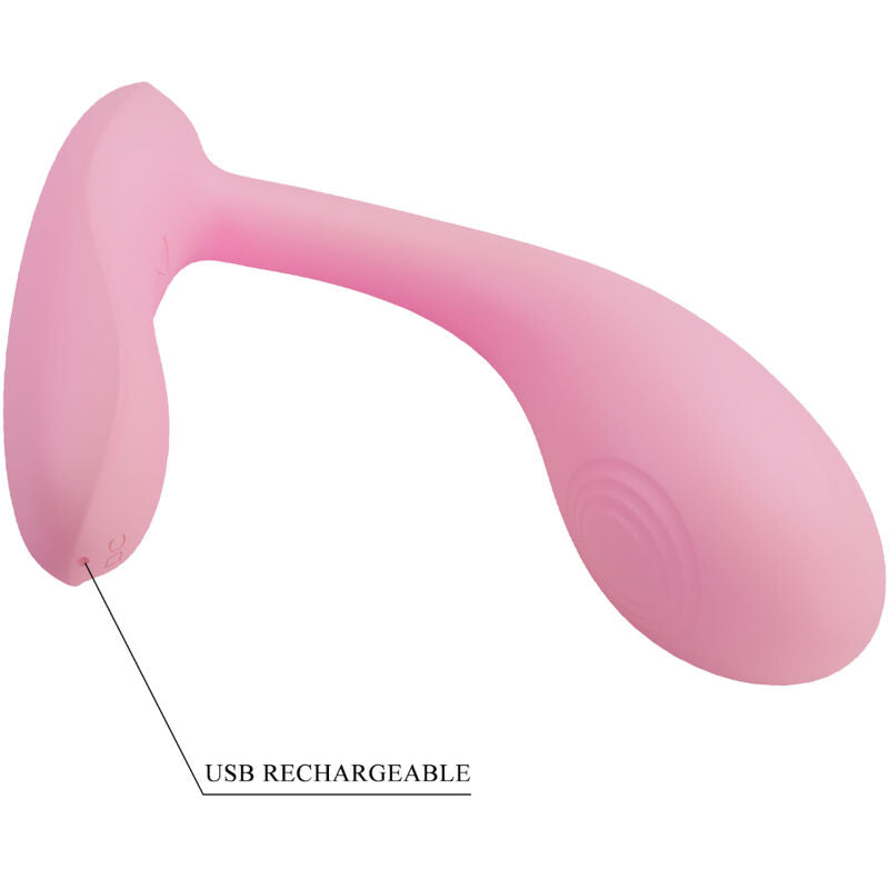 Pretty Love Baird G-spot 12 Vibraciones Recargable Rosa App