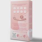 Snail Vibe Vibrador Curva Pêssego