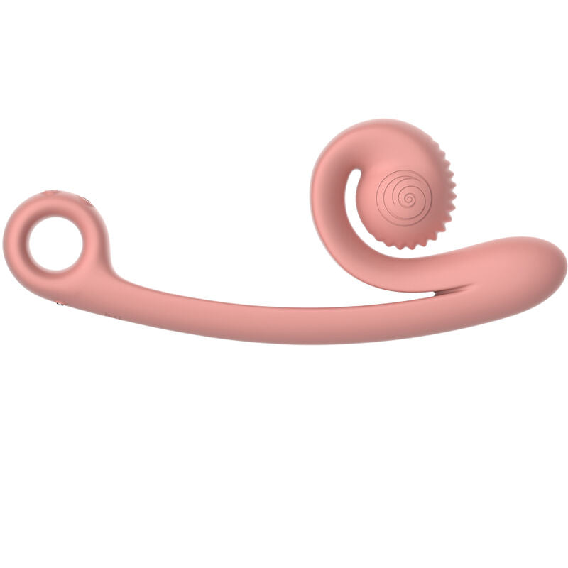 Snail Vibe Vibrador Curva Pêssego