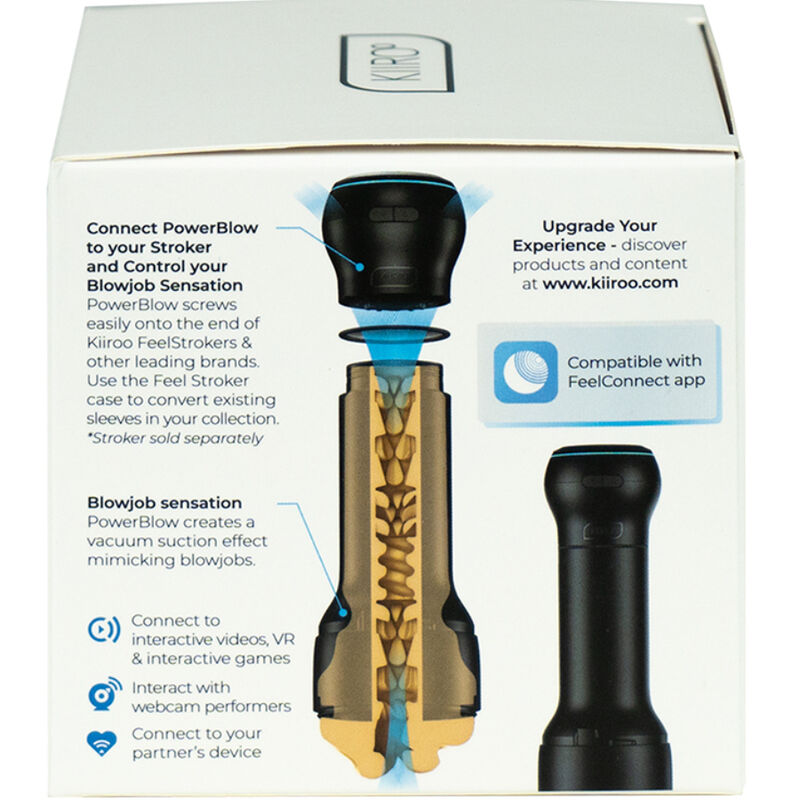 Kiiroo - Dispositivo de Sucção Interativo Powerblow
