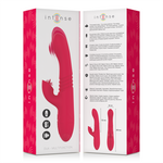 Intense - Vibrador Up & Down Recarregável Dua Multifuno com Língua Vermelha