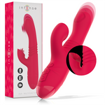 Intense - Vibrador Up & Down Recarregável Dua Multifuno com Língua Vermelha