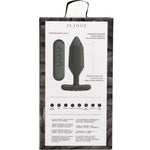Je Joue Vibrador Anal Plug Onyx Negro