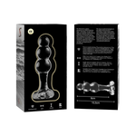 Nebula Series By Ibiza - Modelo 1Plug Cristal Borosilicato Transparente 10.5 cm -O- 3 cm