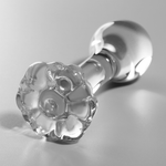 Nebula Series By Ibiza - Modelo 2 AnalPlug Vidrio Borosilicato Transparente 11 cm -O- 3.5 cm