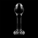 Nebula Series By Ibiza - Modelo 2 AnalPlug Vidrio Borosilicato Transparente 11 cm -O- 3.5 cm