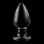 Nebula Series By Ibiza - Modelo 3 AnalPlug Vidrio Borosilicato Transparente 11 cm -O- 5 cm