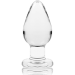 Nebula Series By Ibiza - Modelo 3 AnalPlug Vidrio Borosilicato Transparente 11 cm -O- 5 cm