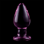 Nebula Series By Ibiza - Modelo 3 AnalPlug Cristal Borosilicato Rosa 11 cm -O- 5 cm
