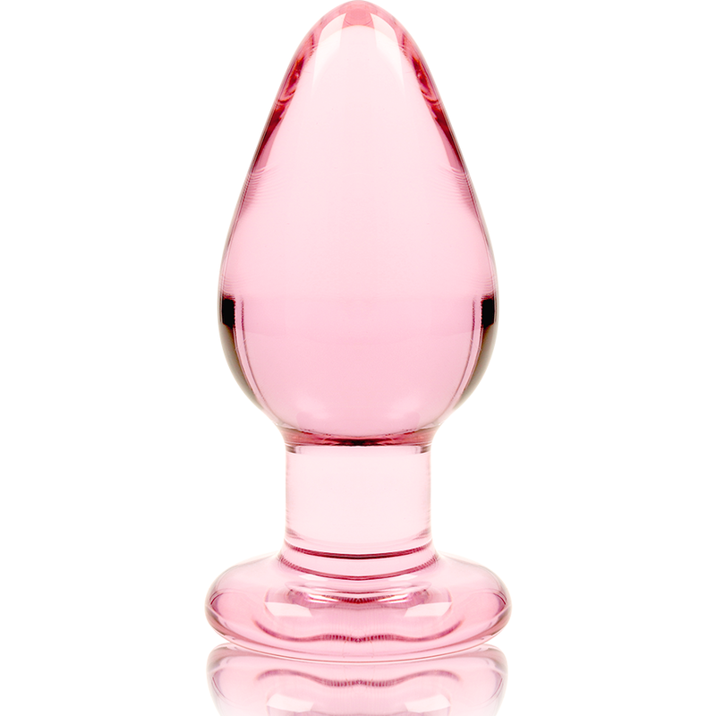 Nebula Series By Ibiza - Modelo 3 AnalPlug Cristal Borosilicato Rosa 11 cm -O- 5 cm