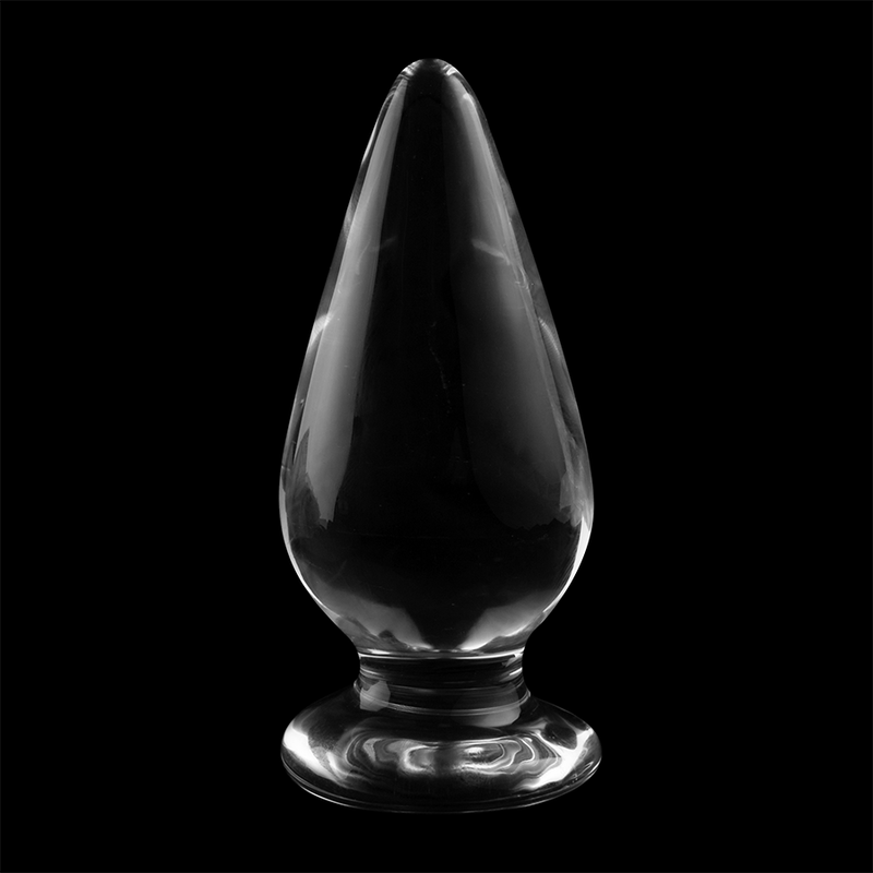 Nebula Series By Ibiza - Modelo 4 AnalPlug Vidrio Borosilicato Transparente 11 cm -O- 5 cm