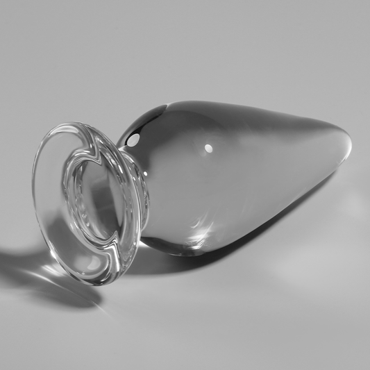 Nebula Series By Ibiza - Modelo 4 AnalPlug Vidro Borosilicado Transparente 11 cm -O- 5 cm