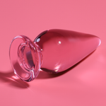 Nebula Series By Ibiza - Modelo 4 AnalPlug Vidro Borosilicado Rosa 11 cm -O- 5 cm