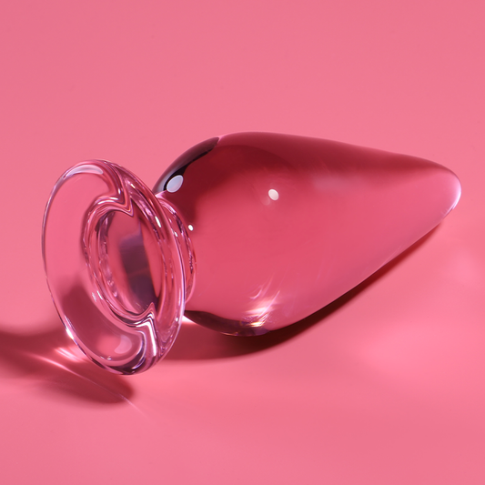 Nebula Series By Ibiza - Modelo 4 AnalPlug Vidro Borosilicado Rosa 11 cm -O- 5 cm