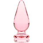 Nebula Series By Ibiza - Modelo 4 AnalPlug Vidro Borosilicado Rosa 11 cm -O- 5 cm