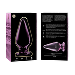Nebula Series By Ibiza - Modelo 4 AnalPlug Vidro Borosilicado Rosa 11 cm -O- 5 cm