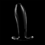 Nebula Series By Ibiza - Modelo 5 AnalPlug Vidro Borosilicado Transparente 12.5 cm -O- 3.5 cm