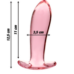 Nebula Series By Ibiza - Modelo 5 AnalPlug Vidro Borosilicado Rosa 12.5 cm -O- 3.5 cm