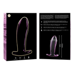 Nebula Series By Ibiza - Modelo 5 AnalPlug Vidro Borosilicado Rosa 12.5 cm -O- 3.5 cm