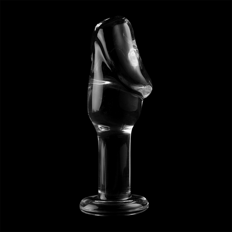 Nebula Series By Ibiza - Modelo 6 AnalPlug Vidrio Borosilicato Transparente 12.5 cm -O- 4 cm
