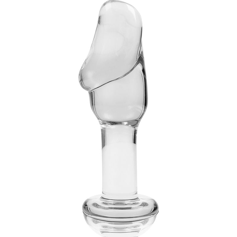 Nebula Series By Ibiza - Modelo 6 AnalPlug Vidrio Borosilicato Transparente 12.5 cm -O- 4 cm