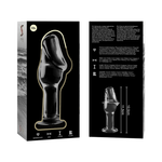 Nebula Series By Ibiza - Modelo 6 AnalPlug Vidrio Borosilicato Transparente 12.5 cm -O- 4 cm