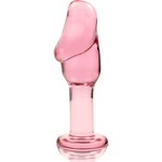 Nebula Series By Ibiza - Modelo 6Plug Anal Vidro Borosilicado Rosa 12.5 cm -O- 4 cm