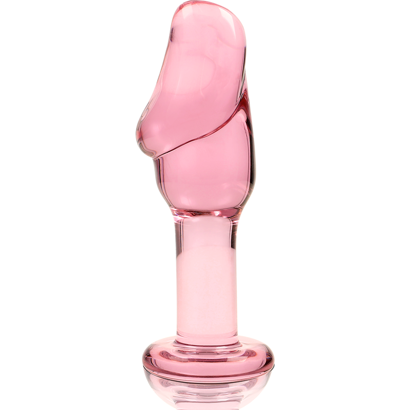 Nebula Series By Ibiza - Modelo 6Plug Anal Vidro Borosilicado Rosa 12.5 cm -O- 4 cm