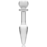 Nebula Series By Ibiza - Modelo 7 AnalPlug Vidro Borosilicado Transparente 13.5 cm -O- 3 cm
