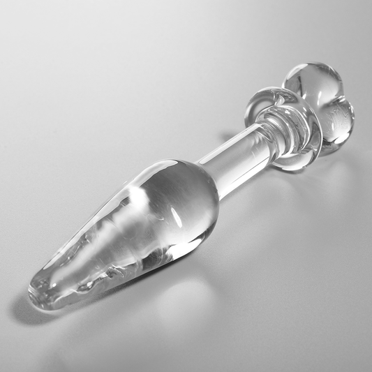 Nebula Series By Ibiza - Modelo 7 AnalPlug Vidro Borosilicado Transparente 13.5 cm -O- 3 cm