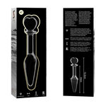 Nebula Series By Ibiza - Modelo 7 AnalPlug Vidro Borosilicado Transparente 13.5 cm -O- 3 cm