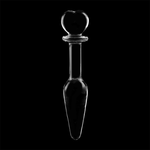 Nebula Series By Ibiza - Modelo 7 AnalPlug Vidro Borosilicado Transparente 13.5 cm -O- 3 cm