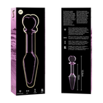 Nebula Series By Ibiza - Modelo 7 AnalPlug Vidro Borosilicado Rosa 13.5 cm -O- 3 cm