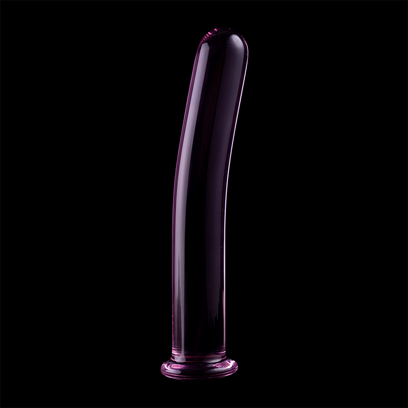 Nebula Series By Ibiza - Modelo 8 Dildo Vidro Borosilicado Rosa 14.5 cm -O- 2 cm