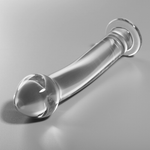Nebula Series By Ibiza - Modelo 11 Dildo de Vidrio de Borosilicato Transparente 16 cm -O- 3 cm