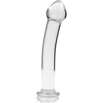 Nebula Series By Ibiza - Modelo 11 Dildo de Vidrio de Borosilicato Transparente 16 cm -O- 3 cm