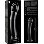 Nebula Series By Ibiza - Modelo 11 Dildo de Vidrio de Borosilicato Transparente 16 cm -O- 3 cm
