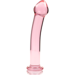 Nebula Series By Ibiza - Modelo 11 Dildo Cristal Borosilicato Rosa 16 cm -Ø- 3 cm