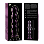 Nebula Series By Ibiza - Modelo 10 Dildo Vidro Borosilicado Rosa 16.5 cm -O- 3.5 cm
